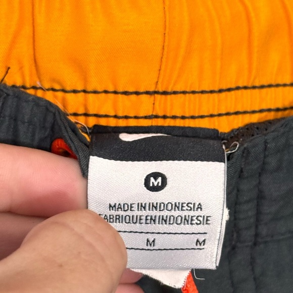 Nike Y2K Swim Shorts Mens Lined Trunks Embroidered NIKE Swoosh - Picture 6 of 7